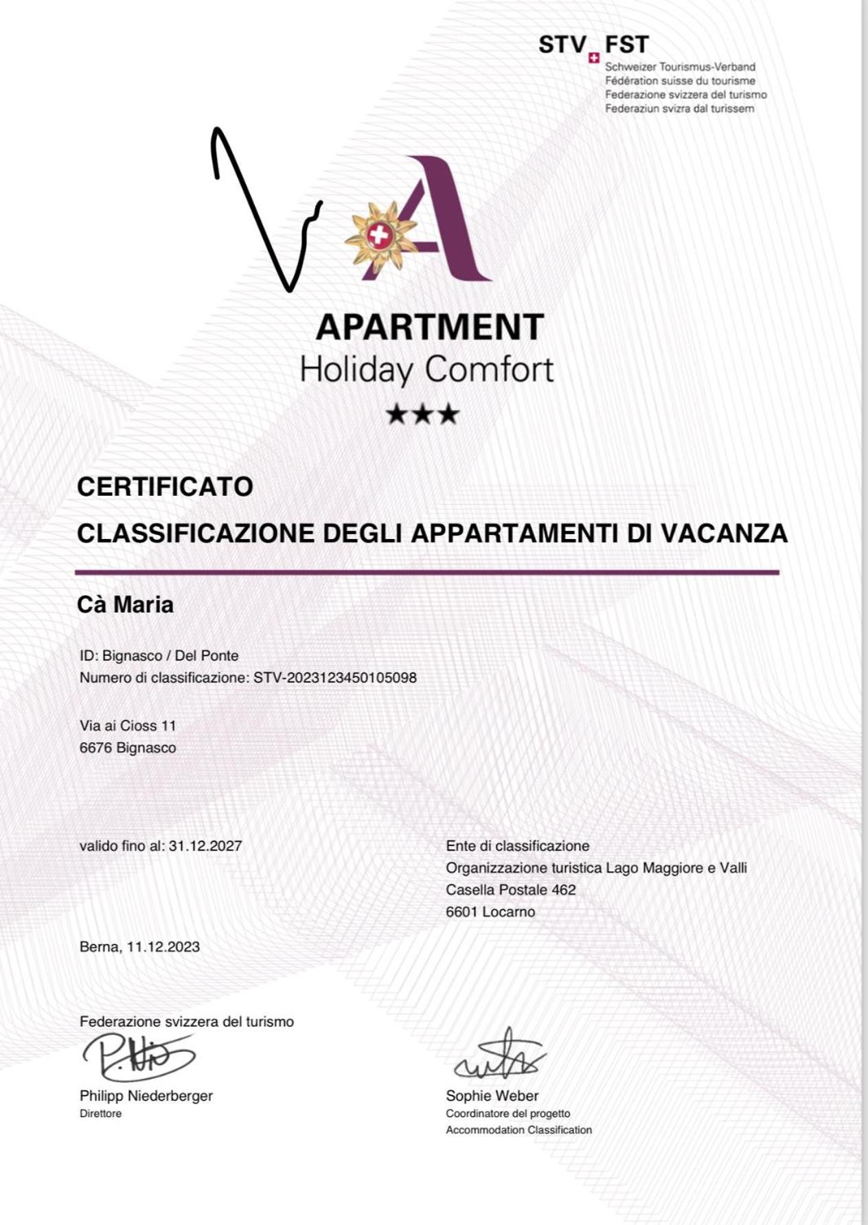 Ca Maria Appartement Bignasco Buitenkant foto
